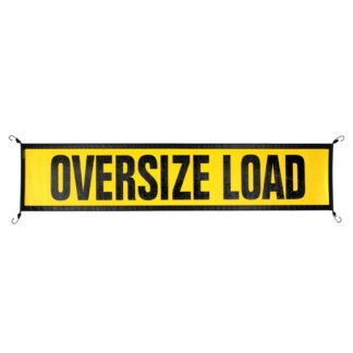 EZ Hook Oversize Load sign 18x84  heavy duty ~ Truck ~ Safety ~ Escort Pilot Car 