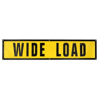 1002 OVERSIZE LOAD SIGN 18" x 84" OPEN WEAVE PVC COATED SAFETY SIGN 