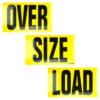 Magnetic Over Size Load Sign 3 piece