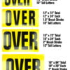 Magnetic Over Size Load Sign 3 piece - Image 5
